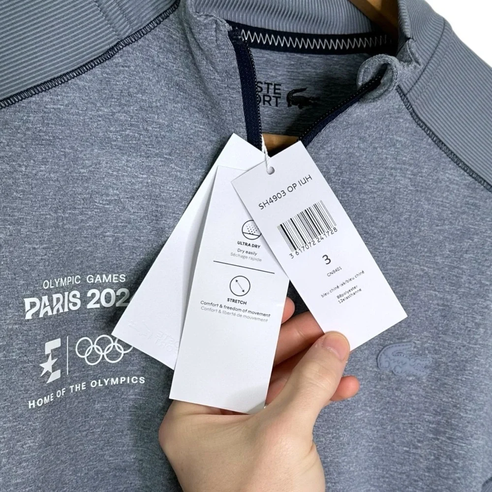 Lacoste Ultra Dry Quarter Zip Pullover Jacket
